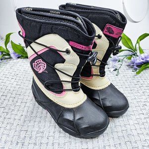 Spyder Twister Snow Boots Butterfly Insulated Kids Size 12